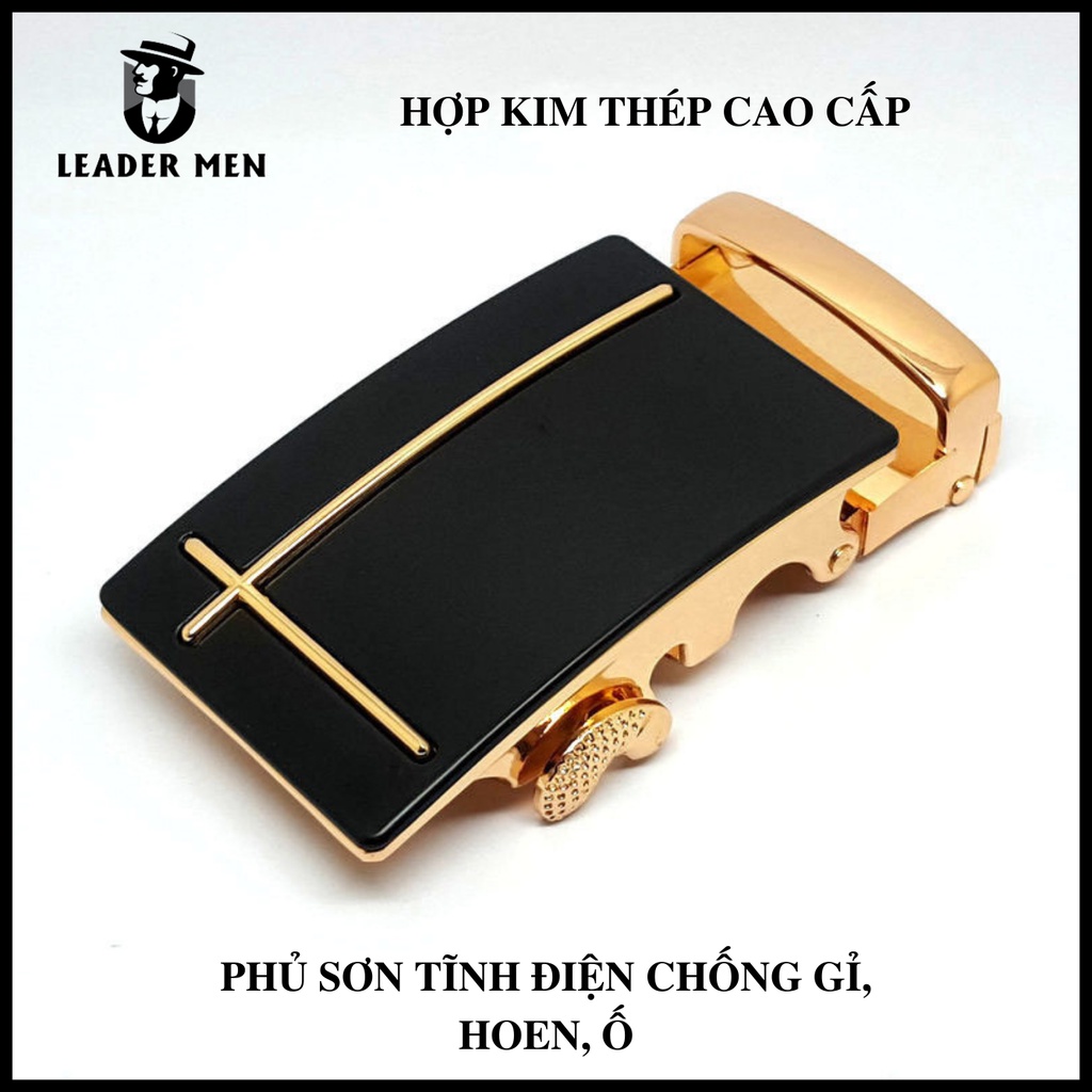 Thắt Lưng Nam LMEN Chất Liệu Da PU Cao Cấp Khóa Tự Động - Dây Lưng Nam Thời Trang Kiểu Dáng Sang Trọng - Bảo Hành 1 Năm