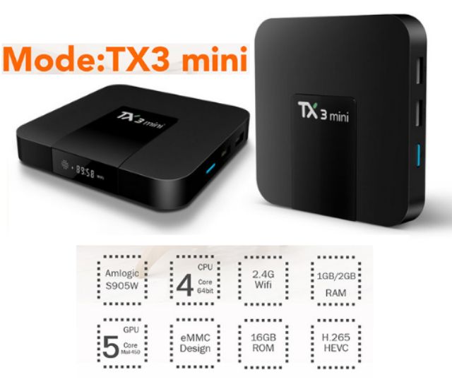 Tv Box Tanix TX3 Mini sản phẩm đáng mua nhất trong phân khúc giá rẻ