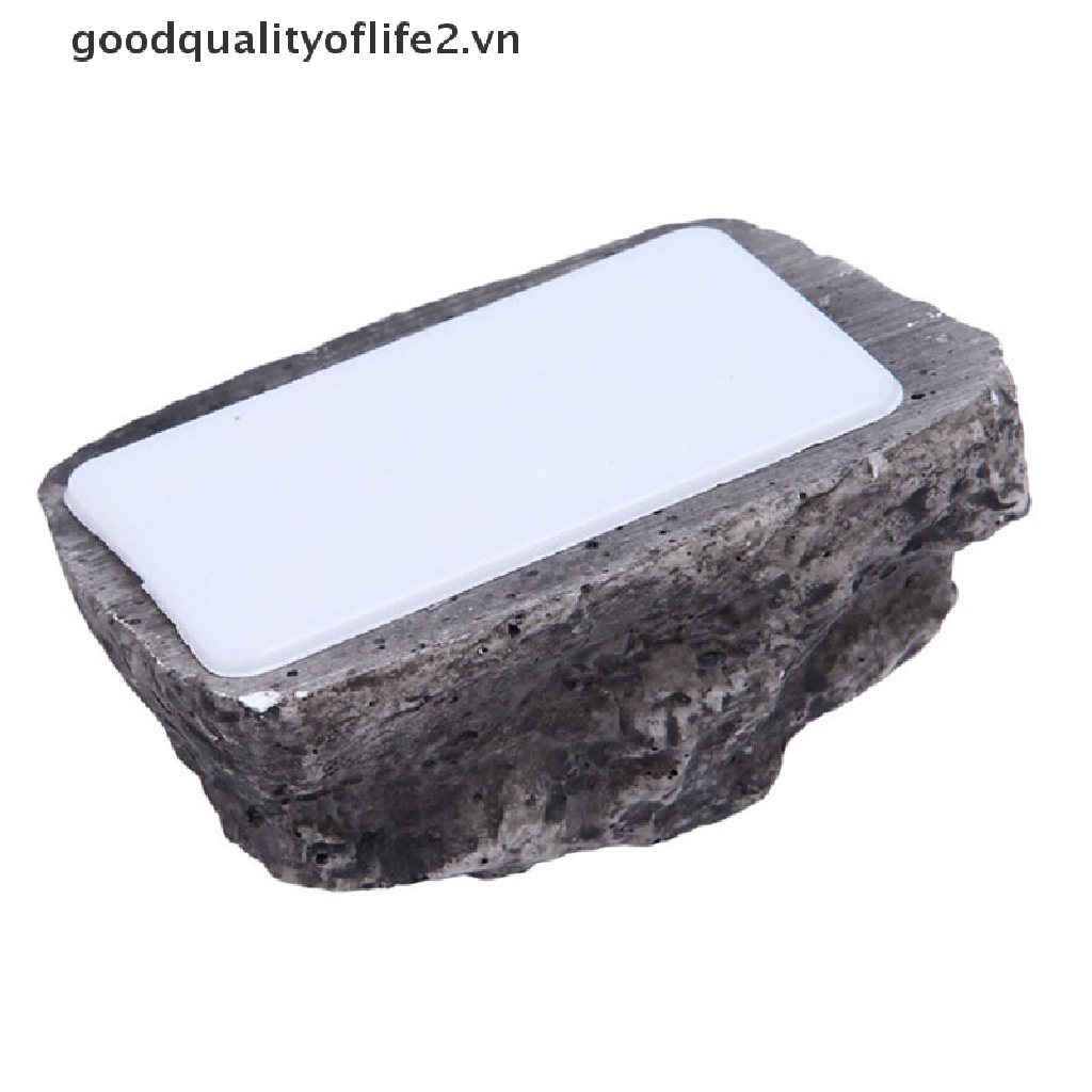 & Goodqualityoflife & Ngoài Trời Hộp Đá Ẩn Giấu Chìa Khóa An Toàn ~