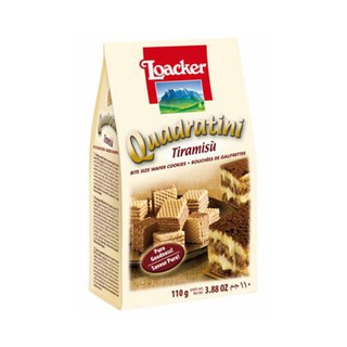 Bánh xốp kem Loacker vị bánh Tiramisu – túi 110gr