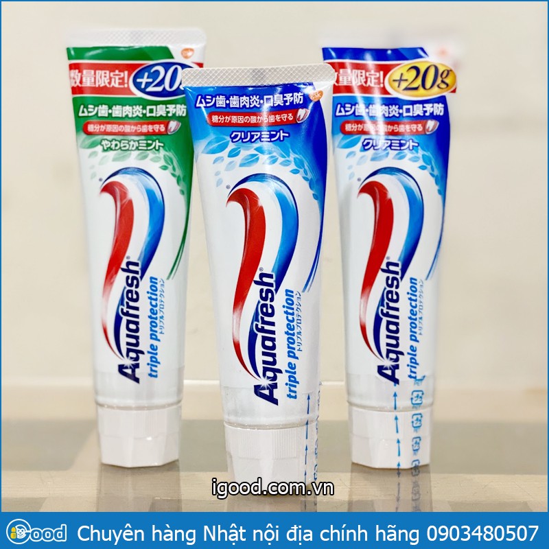 Kem đánh răng Aquafresh Nhật Bản