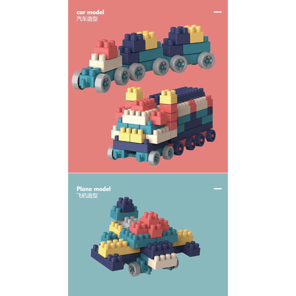 Đồ Chơi Xếp Hình  Lắp Ráp Các Khối Xây Dựng Trí Tuệ 520 CHI TIẾT