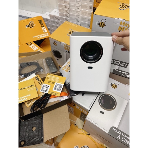 Máy Chiếu BeeCube Xtreme Full HD 1080P Chính Hãng Hỗ Trợ 4K Sắc Nét Bảo Hành 12 Tháng