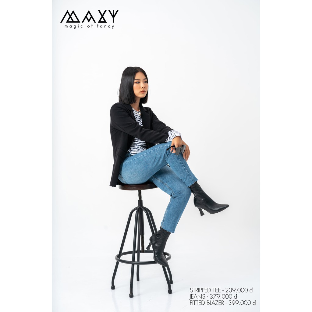 Áo blazer nữ dài tay fitted blazer Maxy Workshop | BigBuy360 - bigbuy360.vn