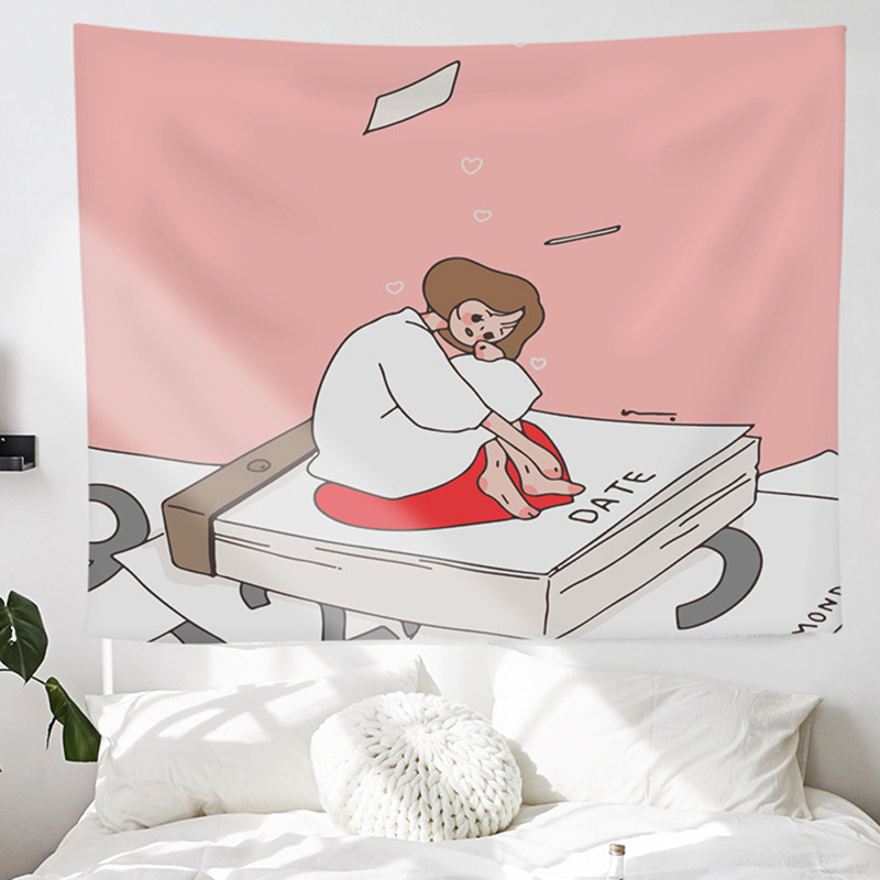 Thảm treo tường trang trí xinh xắn phong cách Bắc Âu