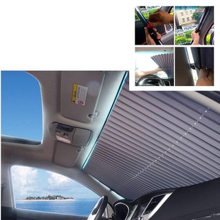 Phụ kiện xe hơi - Tấm rèm che nắng kính lái ô tô chống tia UV kích cỡ 65x155cm, dễ lắp đặt và sử dụng