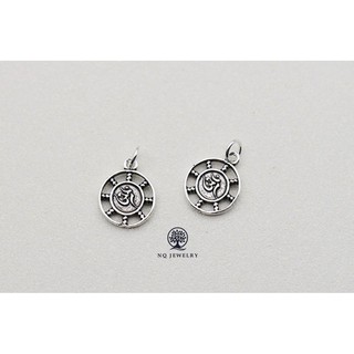 Charm S925 chữ phúc treo tròn