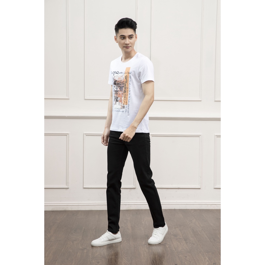 Quần jeans nam ARISTINO phom Slim fit tôn dáng, thiết kế tiện lợi, màu sắc nam tính - AJN00801