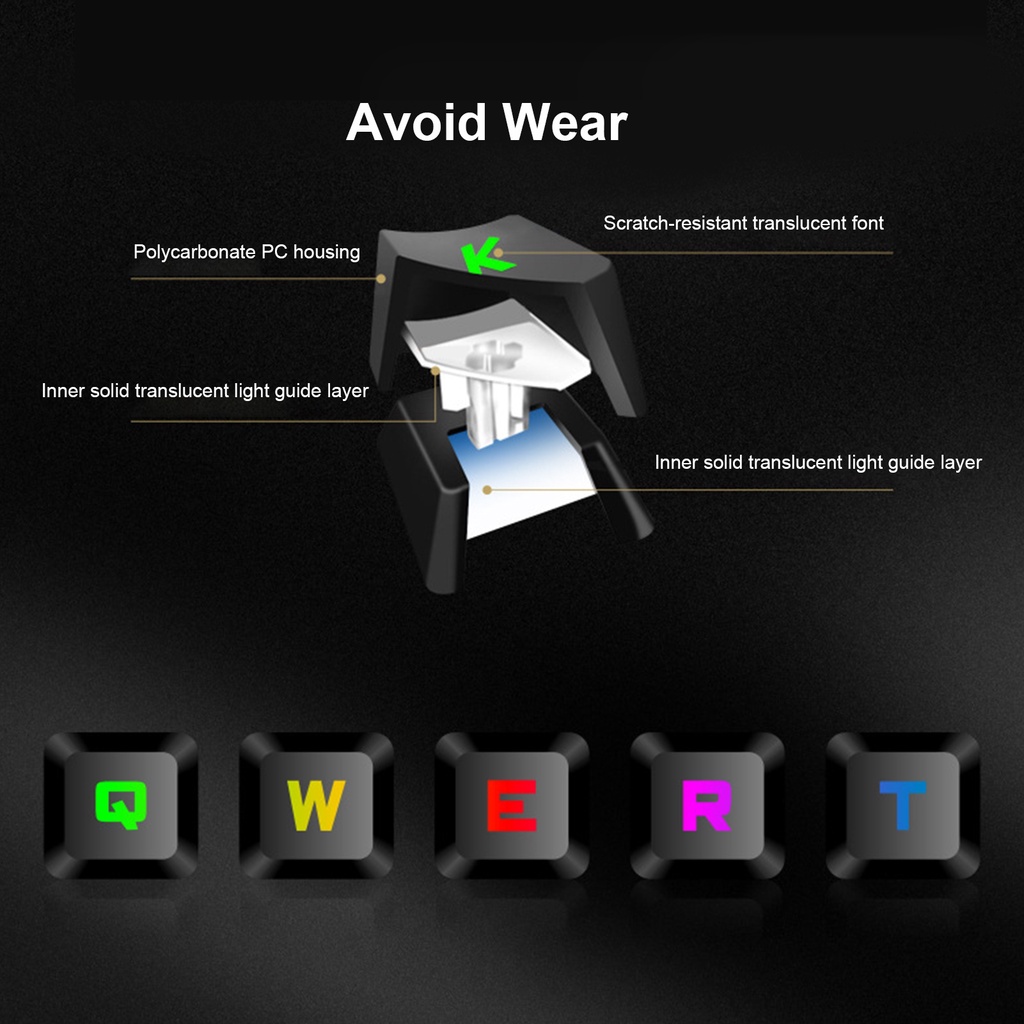 PO-Cho Laptop / PC,Bàn Phím Cơ GK-10 87 Phím