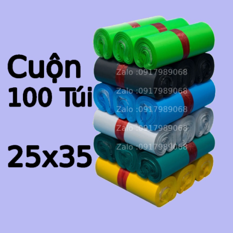 Túi niêm phong Size 25x35 Cuộn 100 Túi Có Keo Dán Bảo Mật - MG1 98