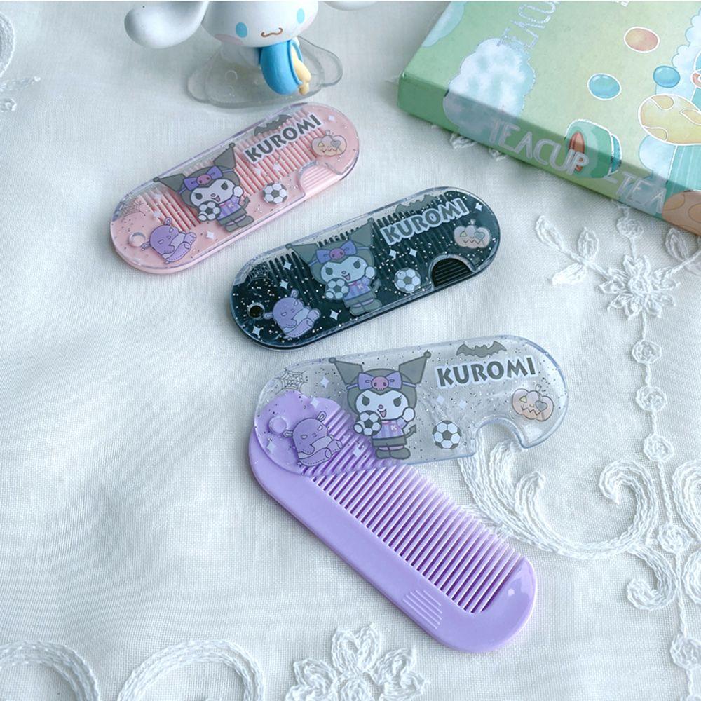 Lược Gấp Chải Tóc Hello Kitty Dễ Thương