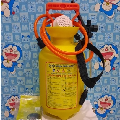 BÌNH XỊT NƯỚC 5 LÍT, TƯỚI CÂY THƯƠNG HIỆU BÌNH MINH LOẠI 5 LÍT