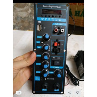 Mạch Loa Kéo 8622 1 Kênh - Bass 20 -25-30 Tặng Kèm Đầy Đủ Phụ Kiện Dây Loa .Điều Khiển .Nguồn 15V Sịn Sò