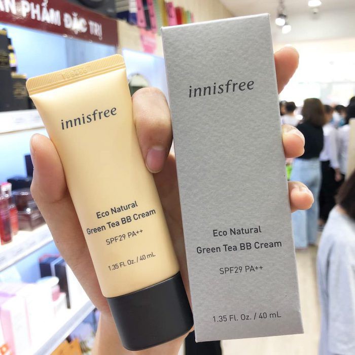 KEM NỀN TRANG ĐIỂM INNISFREE ECO NATURAL GREEN TEA BB CREAM SPF29 PA++