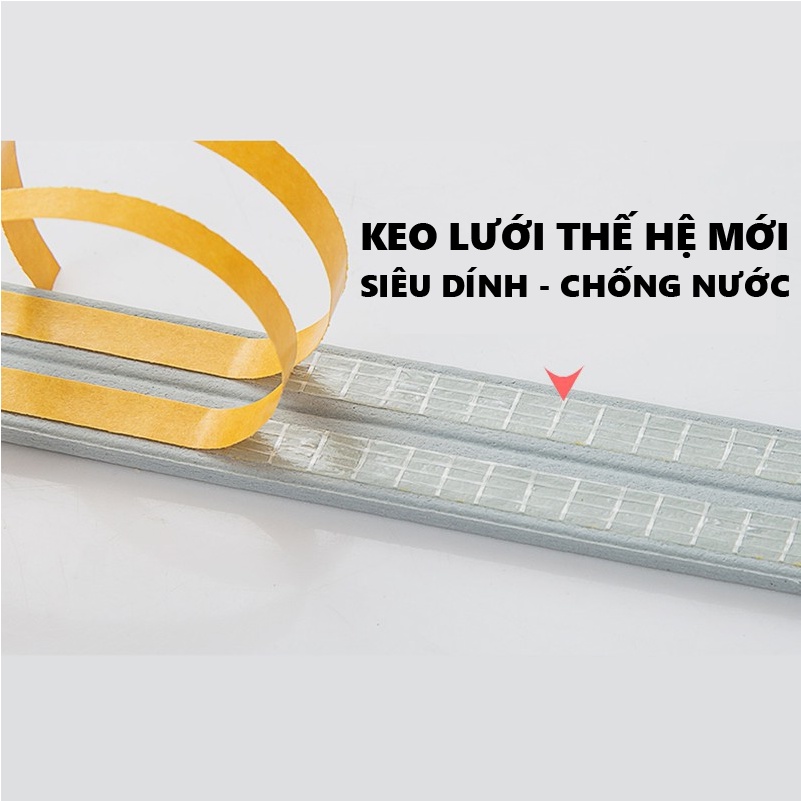 Ron dán khung cửa loại chữ D E I ⭐ Nẹp chắn khe hở cửa đi cửa ra vào chống va đập, chống ồn KINGRON