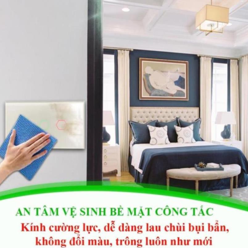 [BH 12 THÁNG] CÔNG TẮC THÔNG MINH GIÁ RẺ HUNONIC 4 NÚT TRẮNG│Hẹn giờ tự động, điều khiển mọi thiết bị từ xa qua ĐT