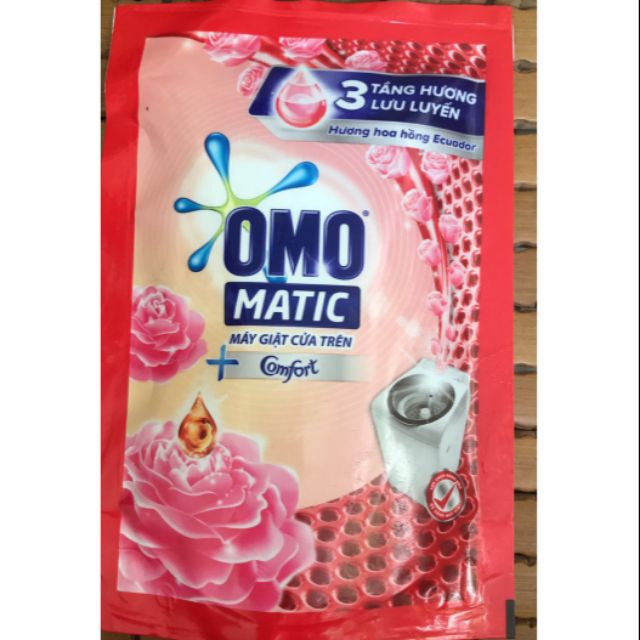 Nước giặt xả omo matic 150g