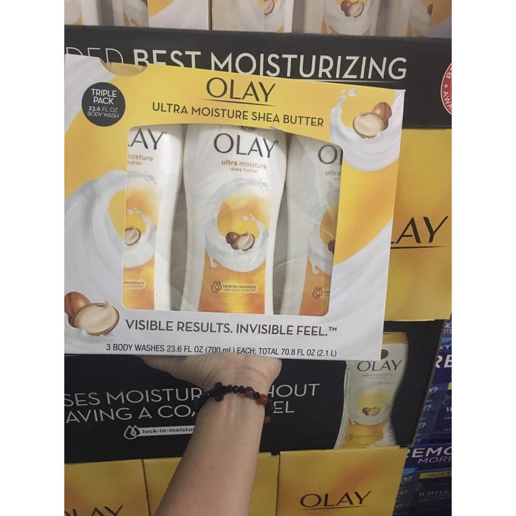 Sữa Tắm Dưỡng Ẩm Olay Ultra Moisture Màu Vàng