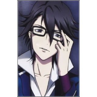 Kính gọng đen cosplay anime boy