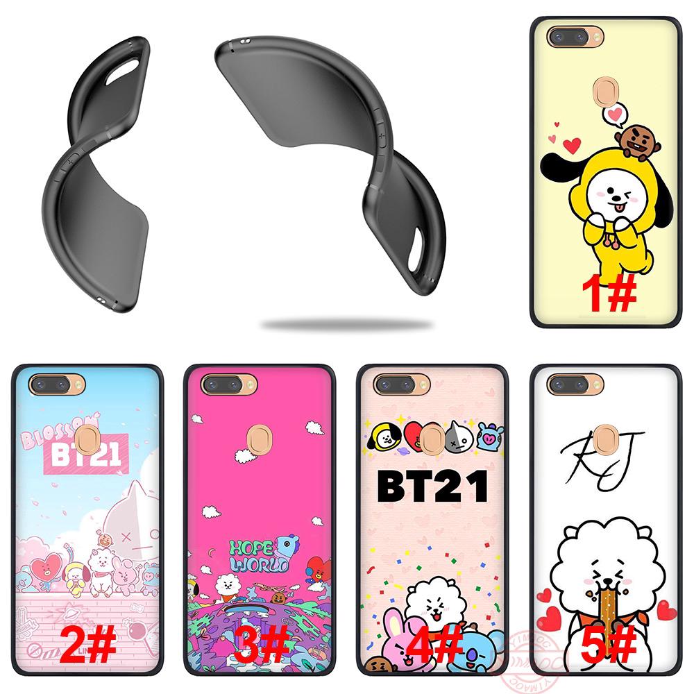 Ốp điện thoại in hình nhân vật đại diện thành viên BTS cho OPPO A37 A7 A5S A77 F3 A1K K5 Reno 2 2F 2Z Z 10X Ace