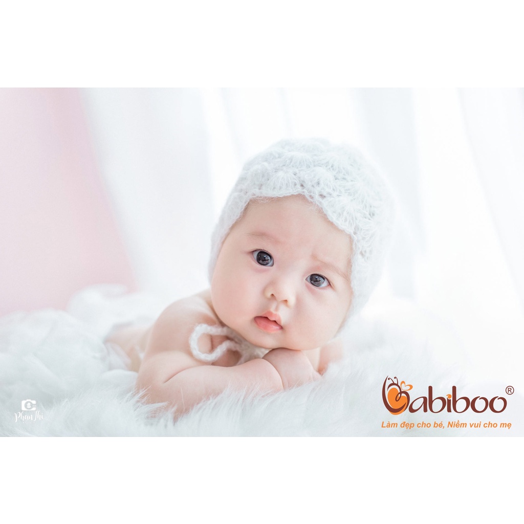 Áo sơ sinh Babiboo tay ngắn cài chéo cho bé BB45NEW