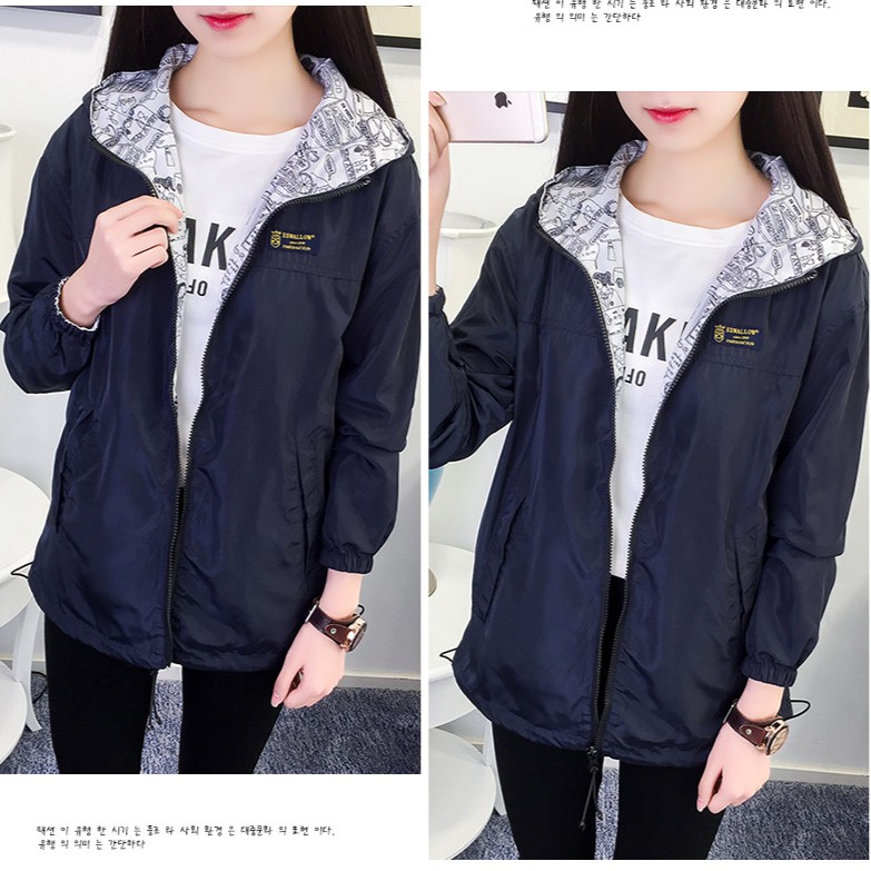 Áo khoác (đủ size XS - XXXL) mặc được 2 mặt có in hình bên trong hot hit | BigBuy360 - bigbuy360.vn