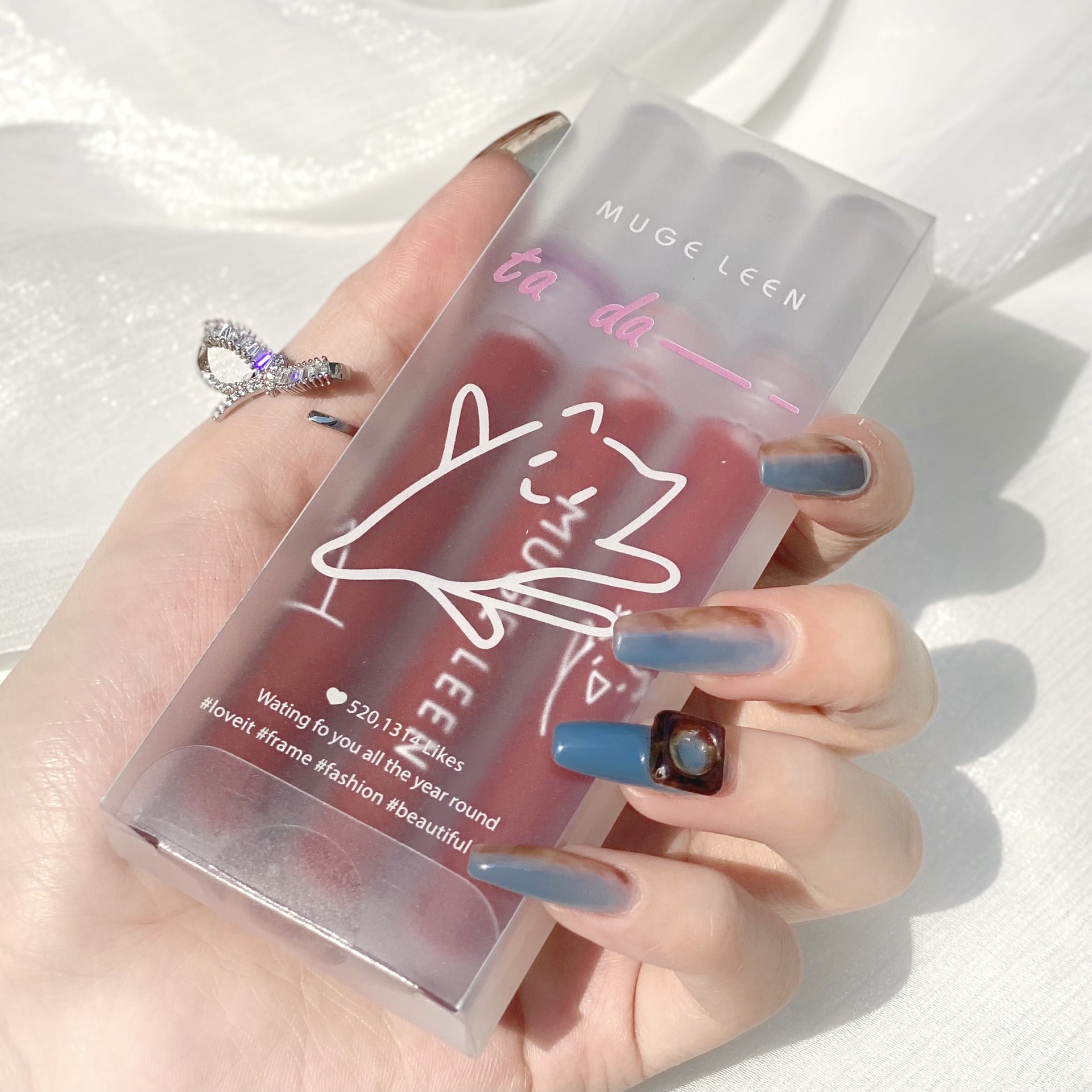 (Hàng Mới Về) Set 3 Son Kem Muge Leen Màu Sắc Thời Trang