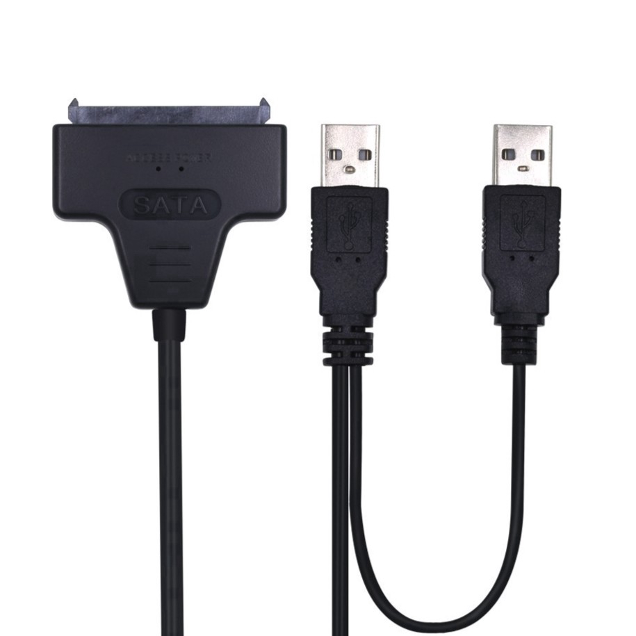 Bộ chuyển đổi USB 2.0 sang SATA 15 + 7 pin HDD 480Mbps cho Windows và Mac