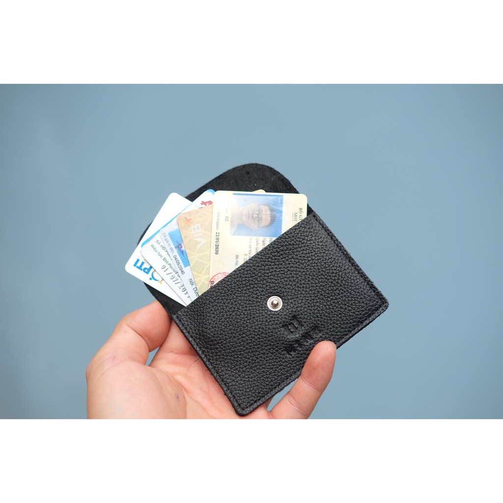 ENVI Keychain – Ví da thật nữ màu xanh cổ vịt - HT40-72.MINK