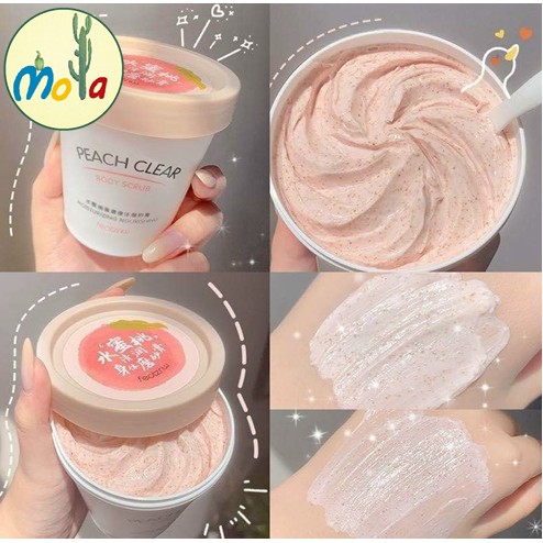Kem Tẩy Tế Bào Chết Từ Trái Đào Body Peach Feotznw Peach Clear Body Scrub (200ml) Mola