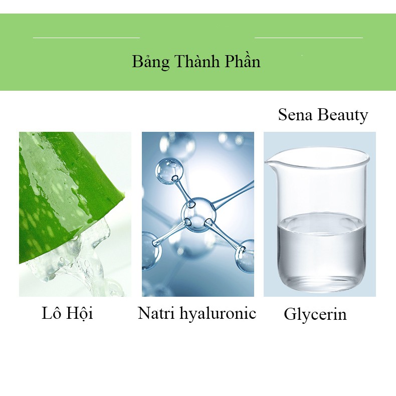 Gel lô hội dưỡng ẩm làm dịu da Maycreate Aloe Vera loại hộp 300ML Sena Beauty | BigBuy360 - bigbuy360.vn