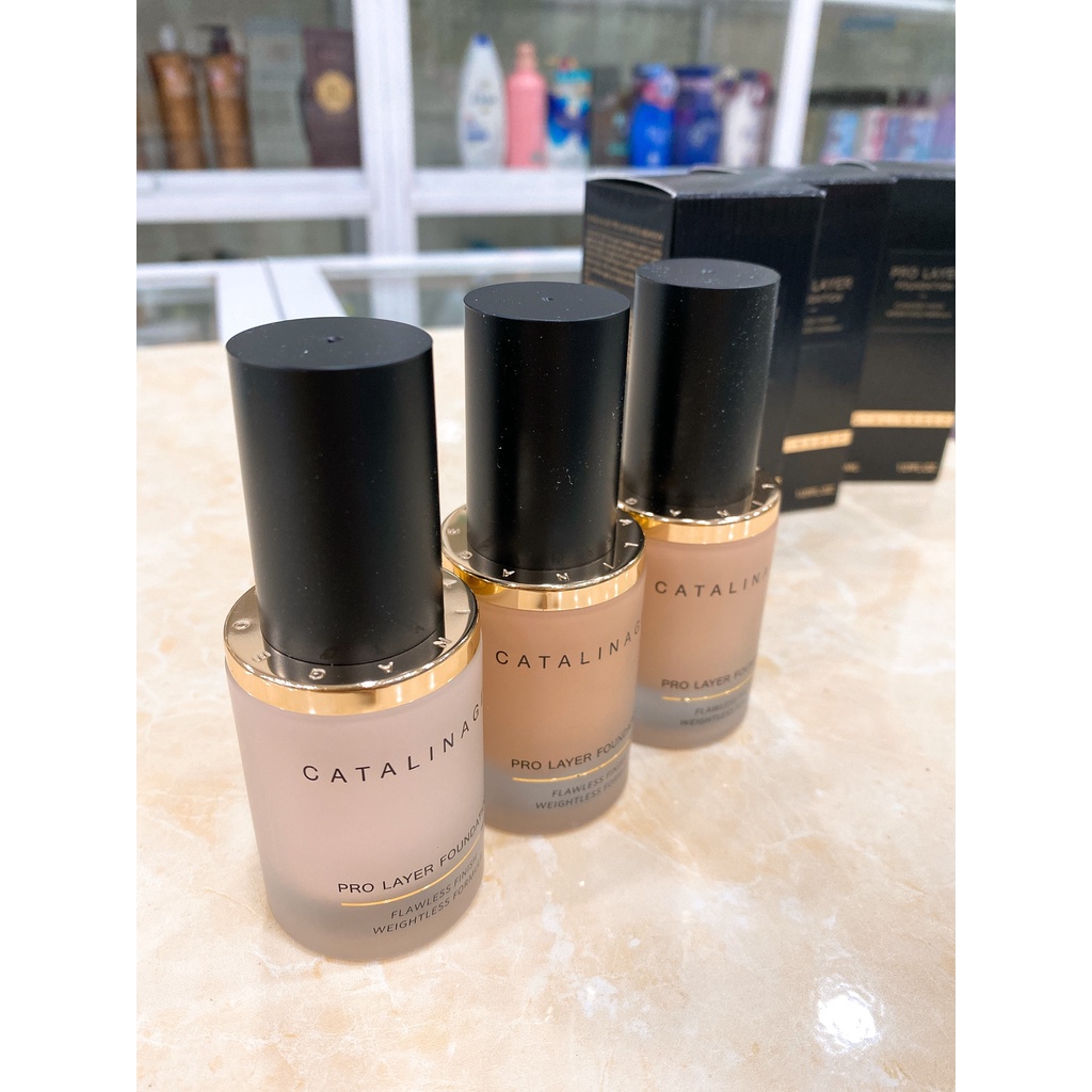 Kem Nền Catalina Geo Pro Layer Foundation Hàn Quốc 30ml