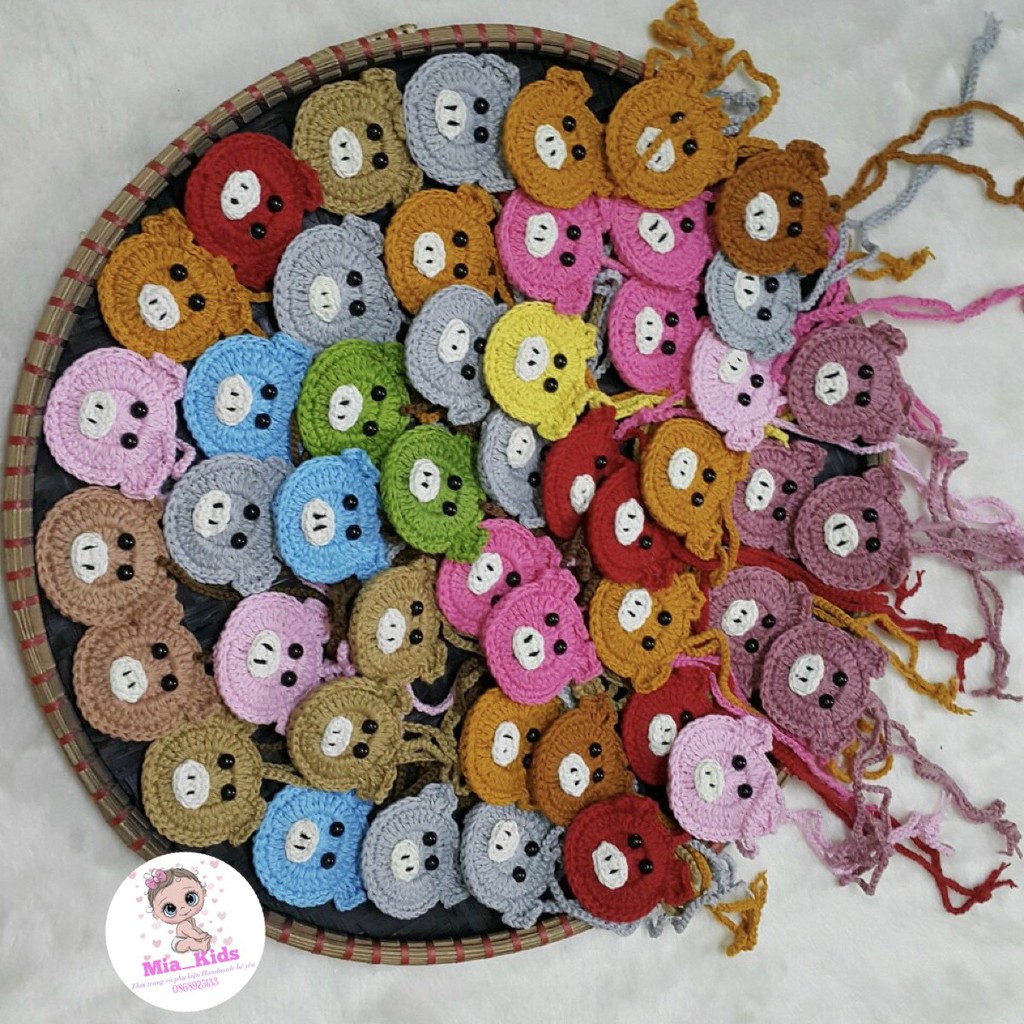 Túi đựng tỏi cho bé trai/ bé gái ❤️Túi len đựng tỏi handmade cho bé sơ sinh❤️