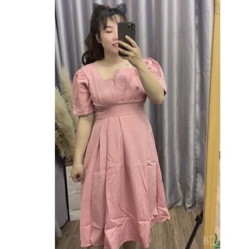 Đầm tiểu thư bigsize 60-90kg có mẫu chụp thật 100%