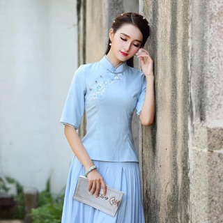 Áo sườn xám mã sản phẩm #PMS65