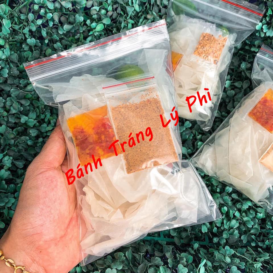 Bánh tráng phơi sương muối nhuyễn sa tế