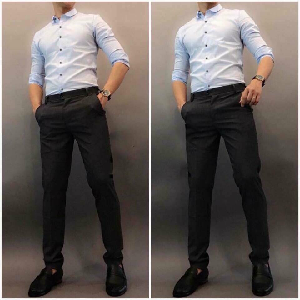 combo bộ quần âu áo sơ mi nam chất đẹp màu tùy chọn | BigBuy360 - bigbuy360.vn