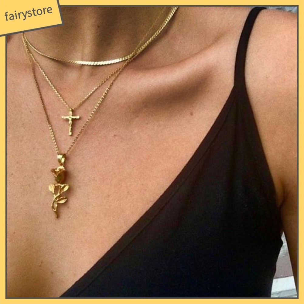 Dây chuyền nhiều lớp thời trang phong cách boho dành cho nữ