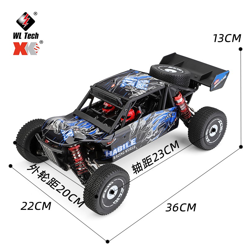 Xe điều khiển RC Car Electric RTR Buggy Monster Truck 1/12 WLtoys 124018