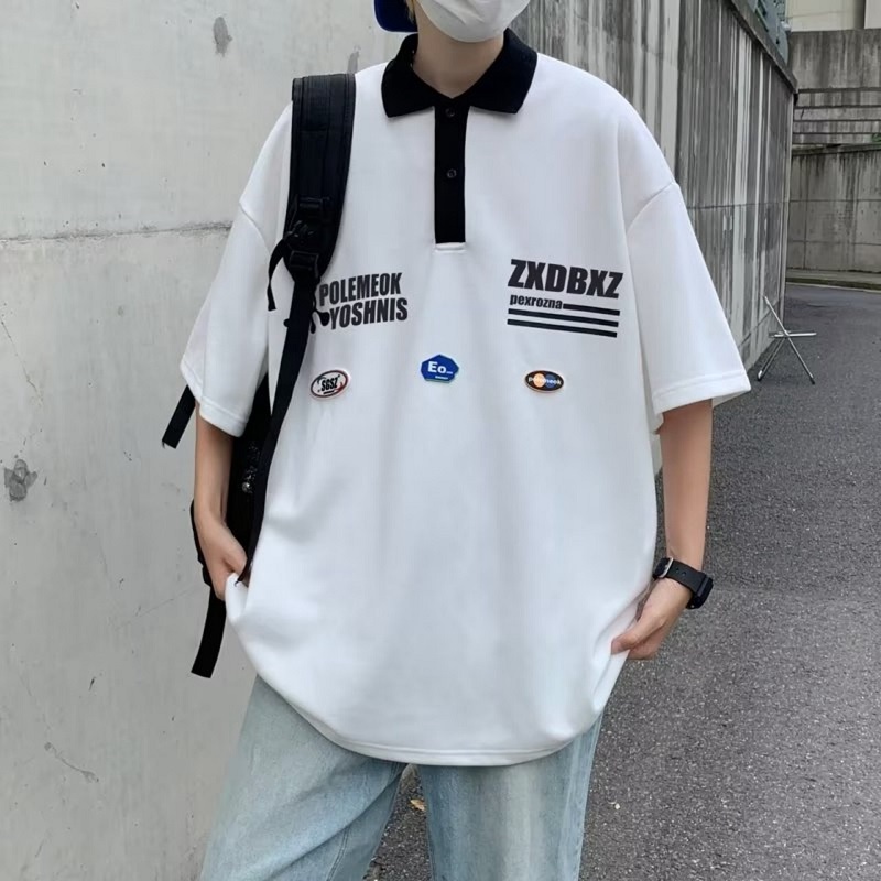 Áo Thun Form Rộng Tay Lỡ Cổ POLO ZX- CLITUS FASHION