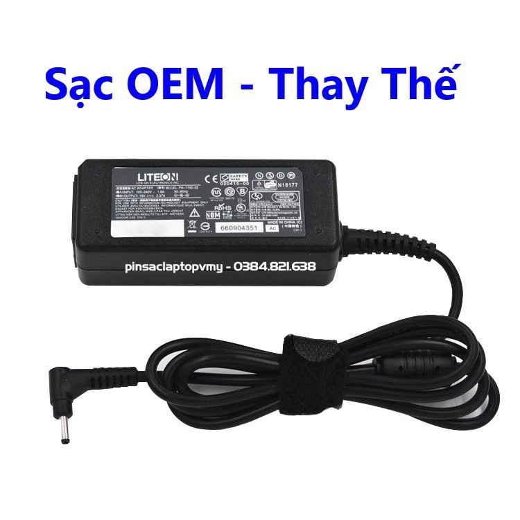 [BH 1 đổi 1] Sạc Adapter Acer 19V-2.37A 2.1A 45W Aspire S 13 S13 S5-371 S5-371T S5-371-52JR