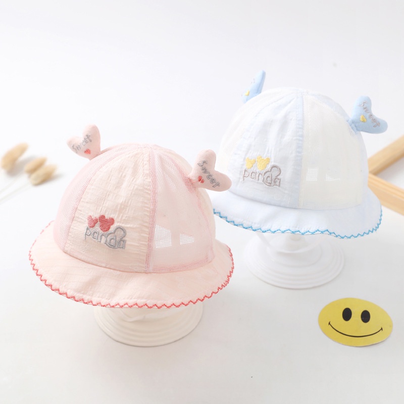 Mũ tai bèo mỏng PUREME ACC dễ thương thời trang mùa hè cho bé 3-6 tháng