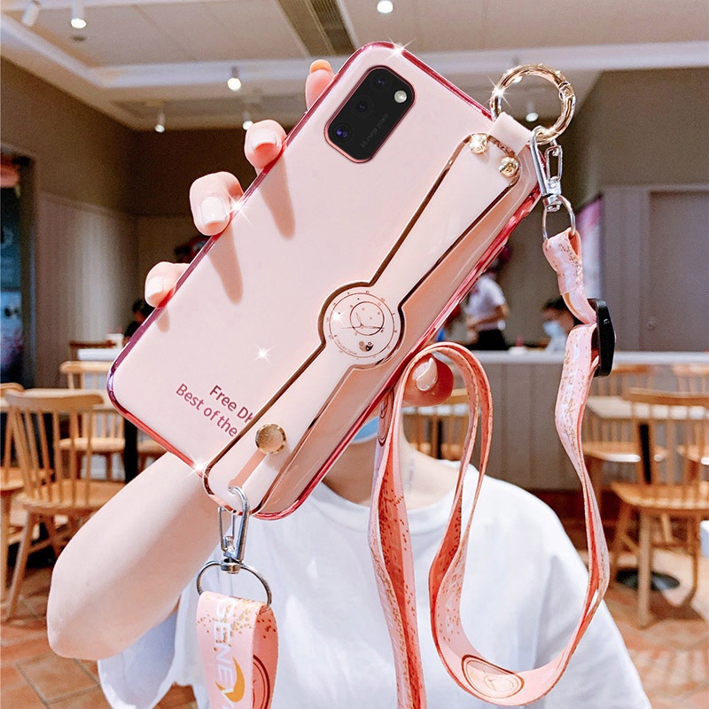 Ốp Điện Thoại Mềm Họa Tiết 6D Có Dây Đeo Cho Samsung Galaxy Note 20 Ultra Note 10 Plus Note 10 lite note20 10 9 8