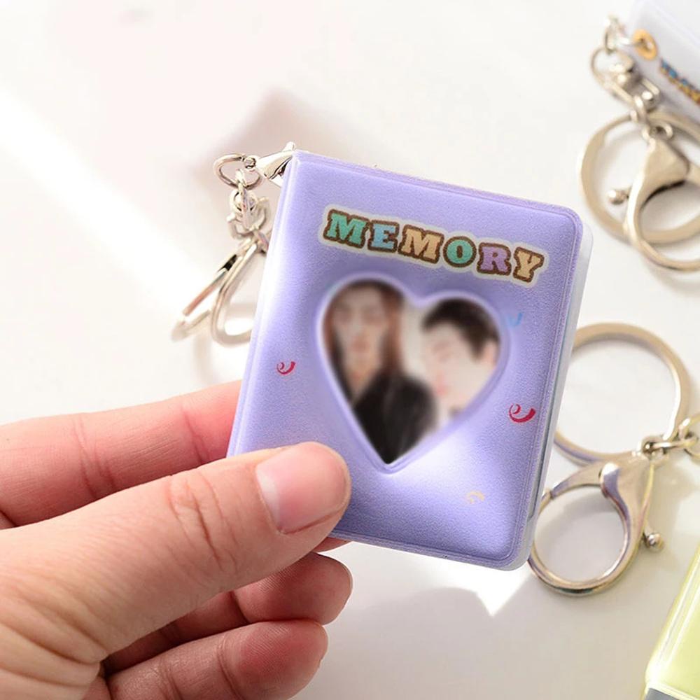Thẻ Album Ảnh Kèm Móc Khóa Hình Trái Tim Xinh Xắn