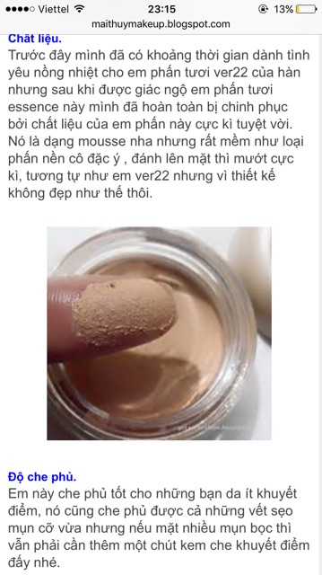 Phấn Mousse Esence Soft Touch Makeup Đức ( Review ) | BigBuy360 - bigbuy360.vn