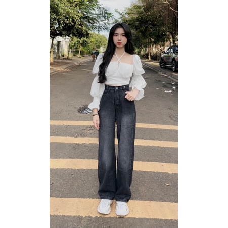 ÁO CROP-QUẦN SUÔNG