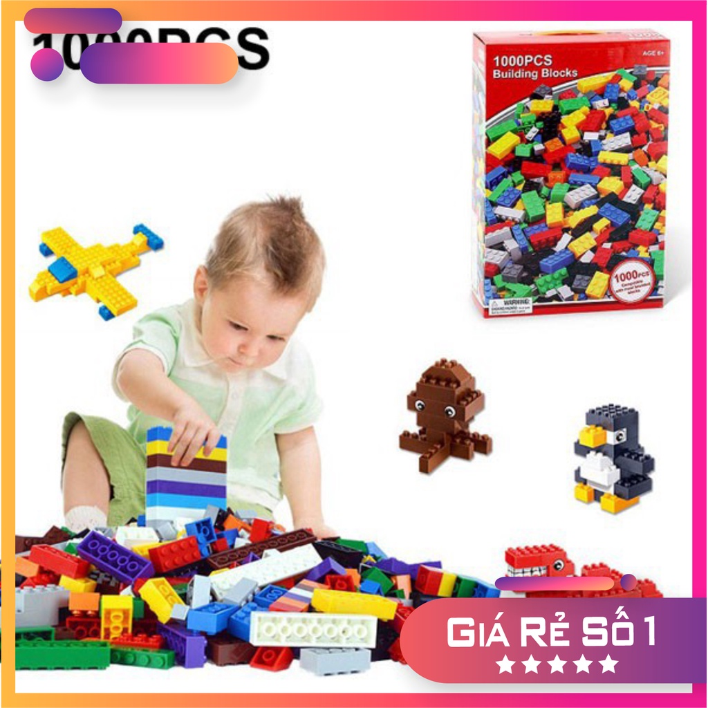 BỘ GHÉP HÌNH LEGO 1000 CHI TIẾT BẰNG NHỰA CAO CẤP