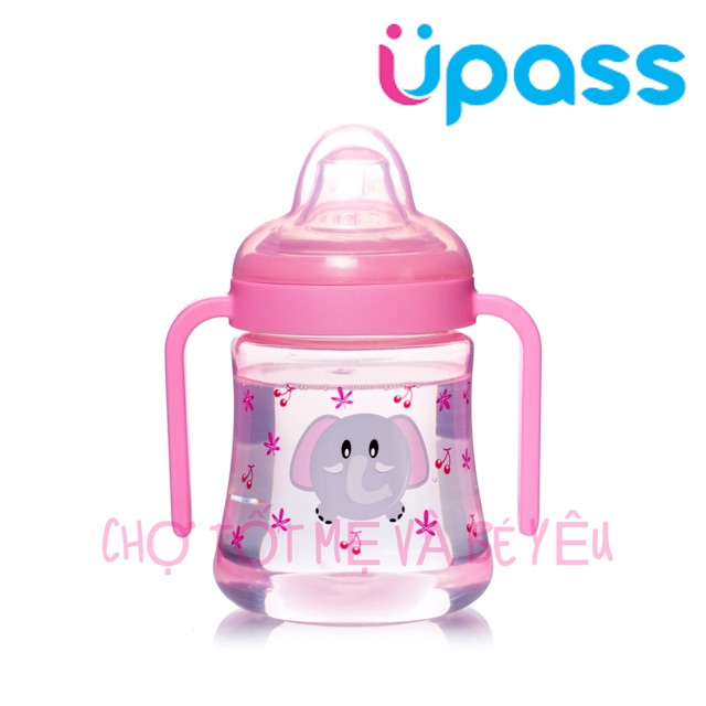 BÌNH TẬP UỐNG NƯỚC ĐẦU MỀM 240ML UPASS THÁI LAN