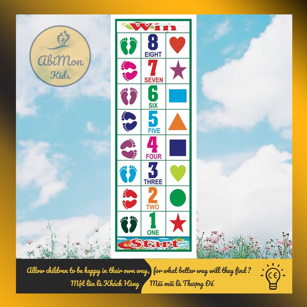 Thảm Vận Động Jumping Mat Cho Bé (kích thước 2m2) ☘️ Montessori cao cấp ✨ (Đồ chơi Giáo Dục - An toàn - Thông minh)