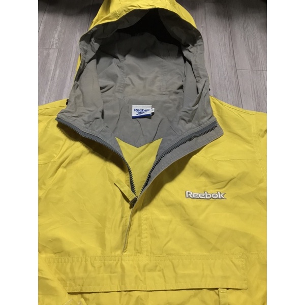 Áo khoác thể thao Nam hiệu Reebok màu vàng size XL